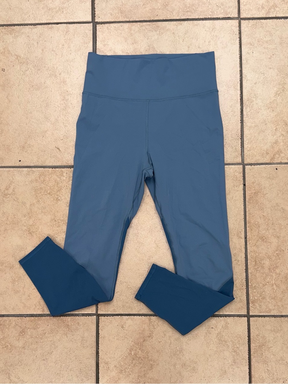 Vuori Colorblock Studio Series Yoga Leggings Blue Womens Sz Large #VW460